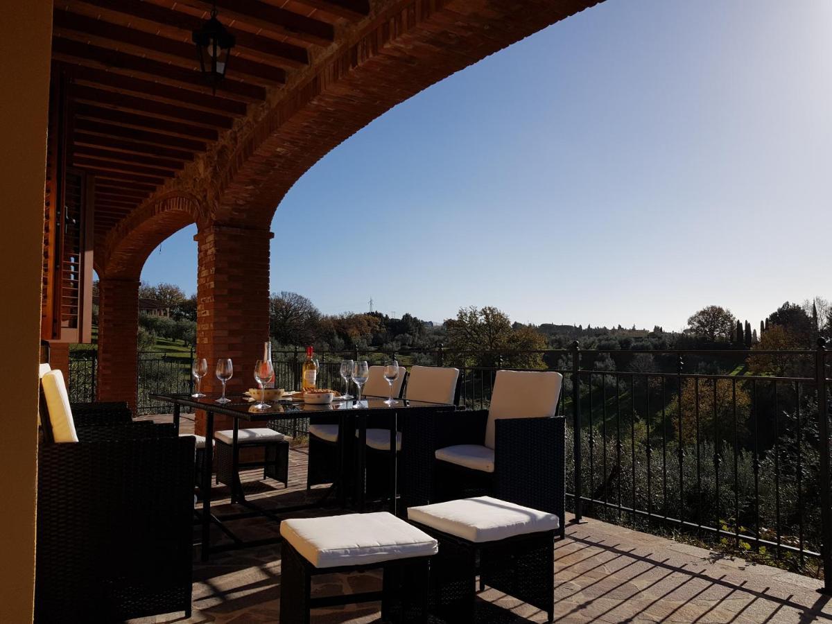Il Panorama Lejlighed Montescudaio Eksteriør billede