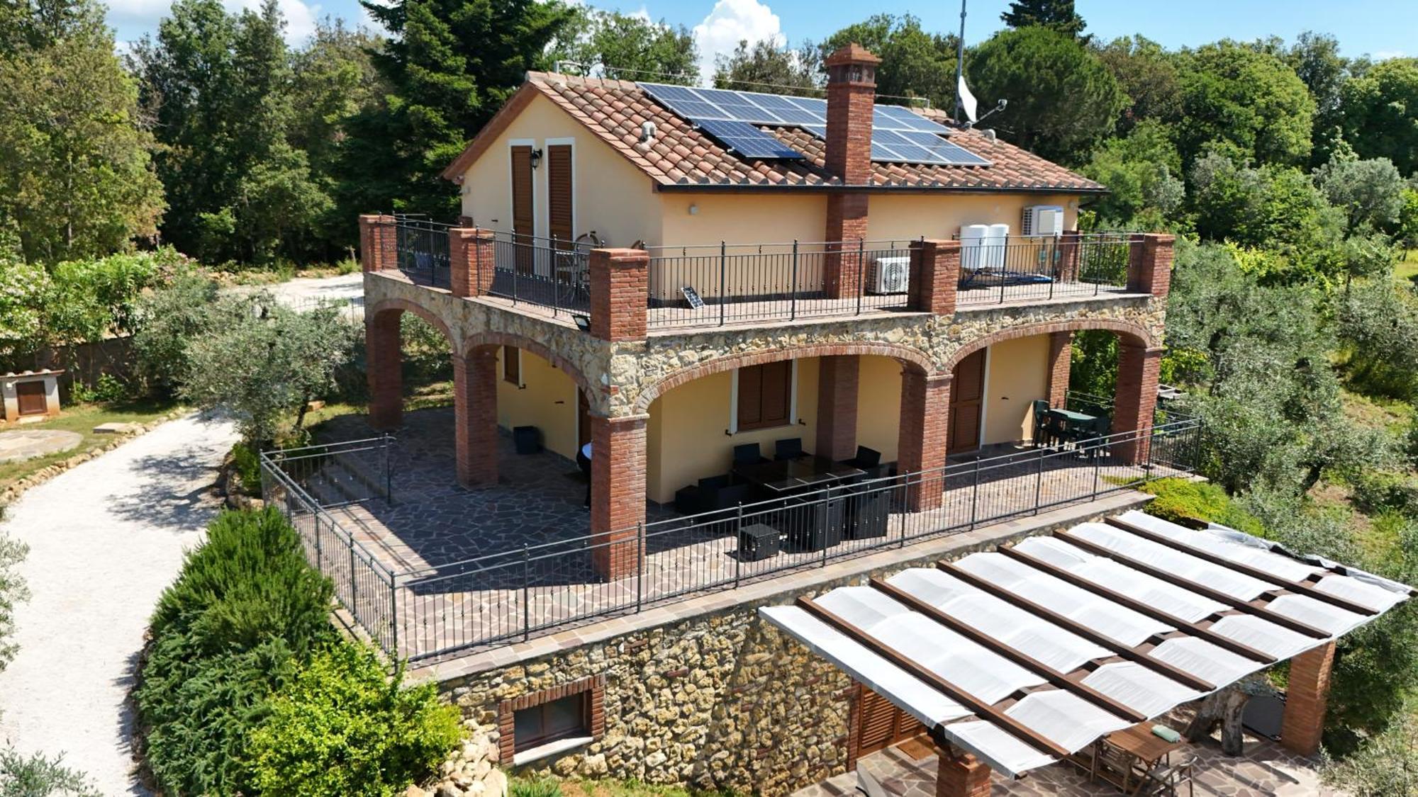 Il Panorama Lejlighed Montescudaio Eksteriør billede