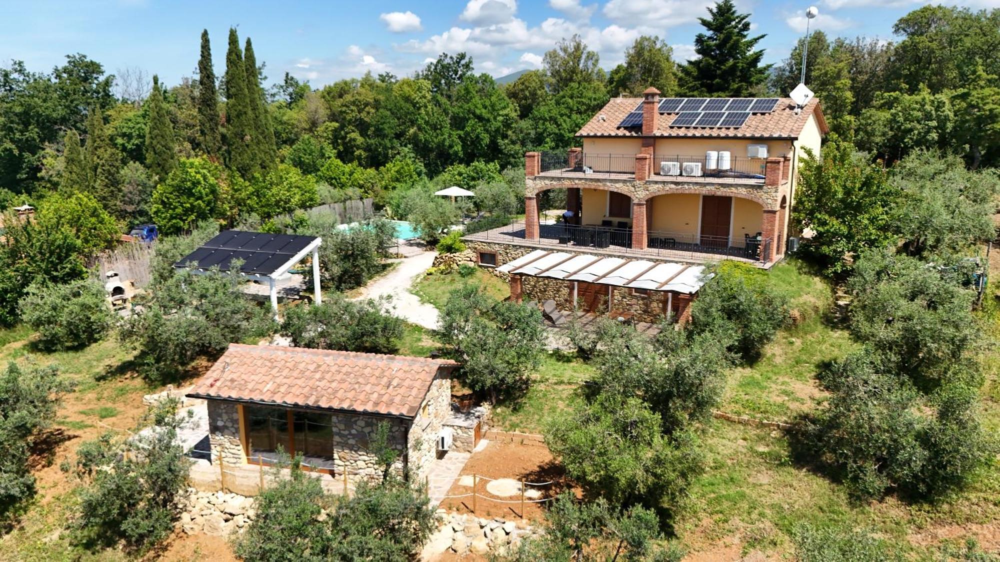 Il Panorama Lejlighed Montescudaio Eksteriør billede